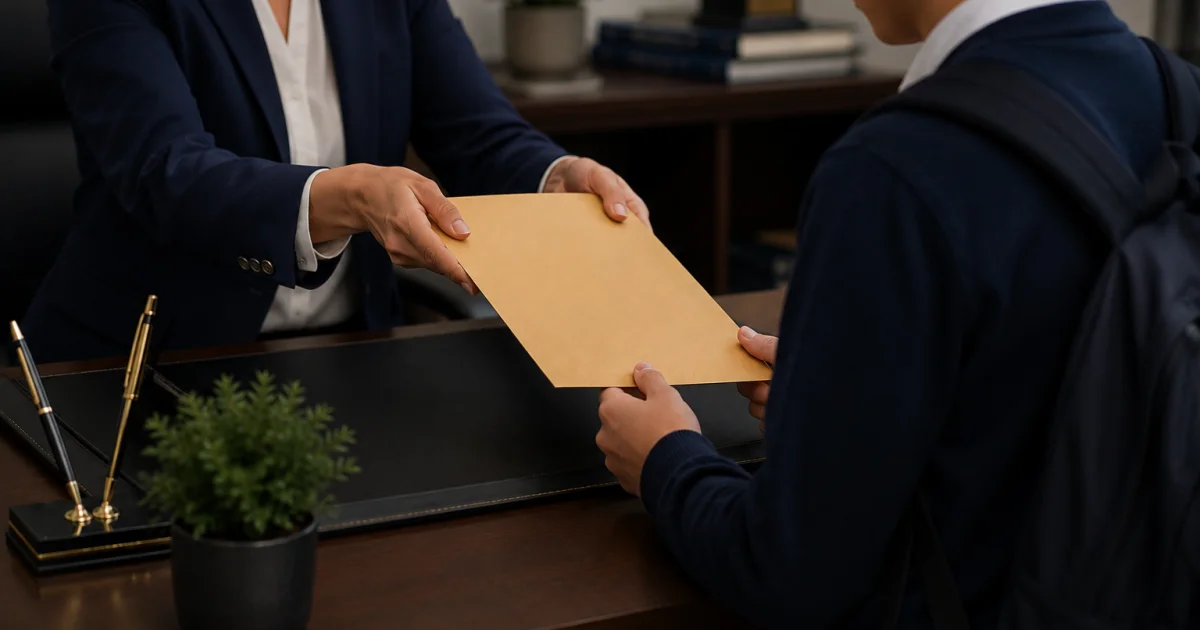Procedure for discharge and re-entry to a private school