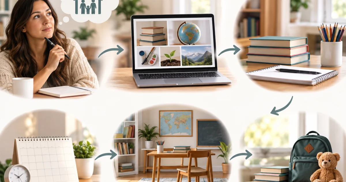 Before starting home education: first steps