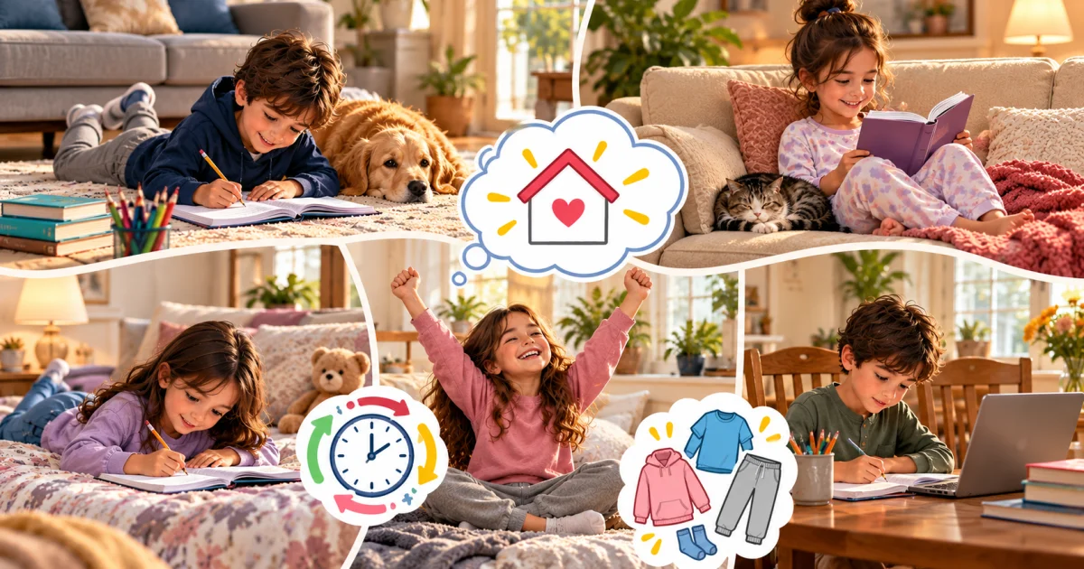 How to prepare a home learning space