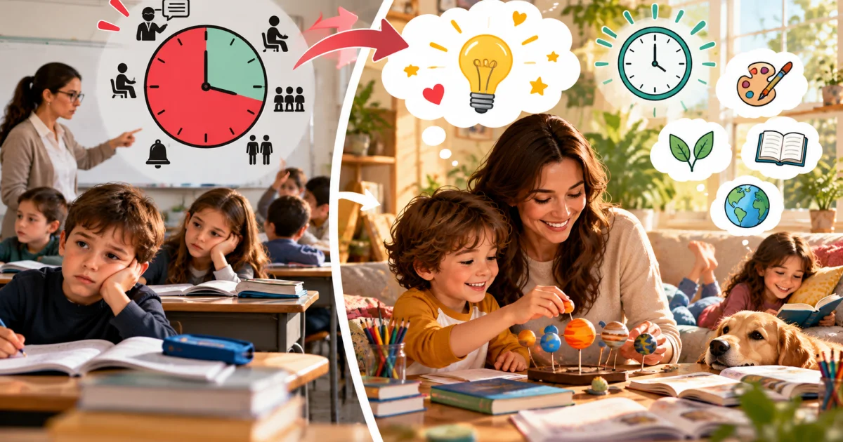 Deschooling: transition from traditional school to homeschooling
