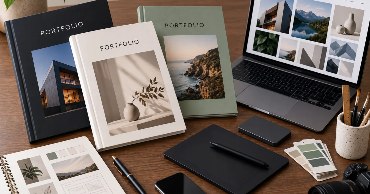 Student portfolios (print, digital and alternative formats)