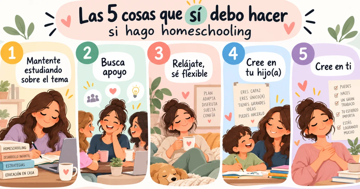 Five things you should do if you are homeschooling