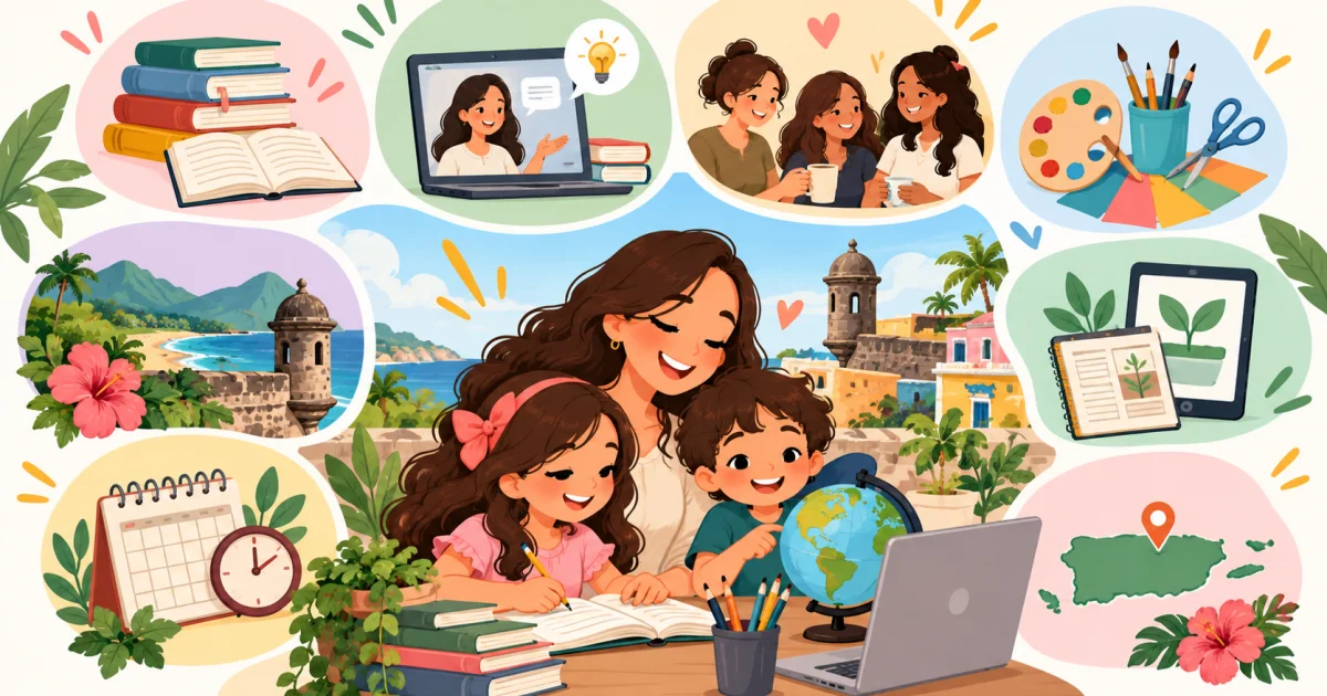 Resources for homeschooling families in Puerto Rico